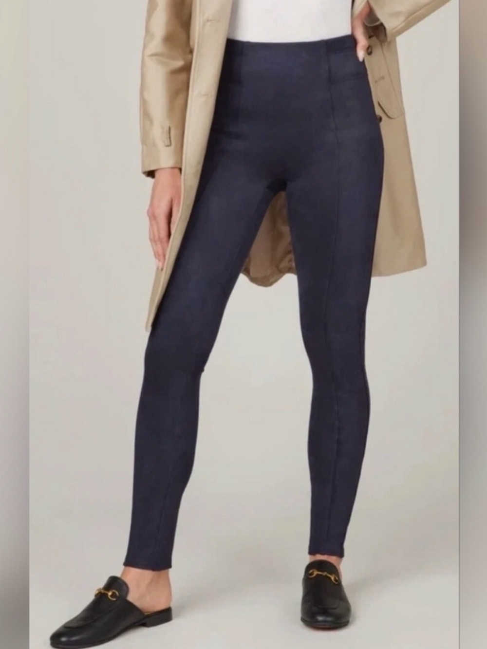SPANX High-Rise Navy Ponte Leggings for Women